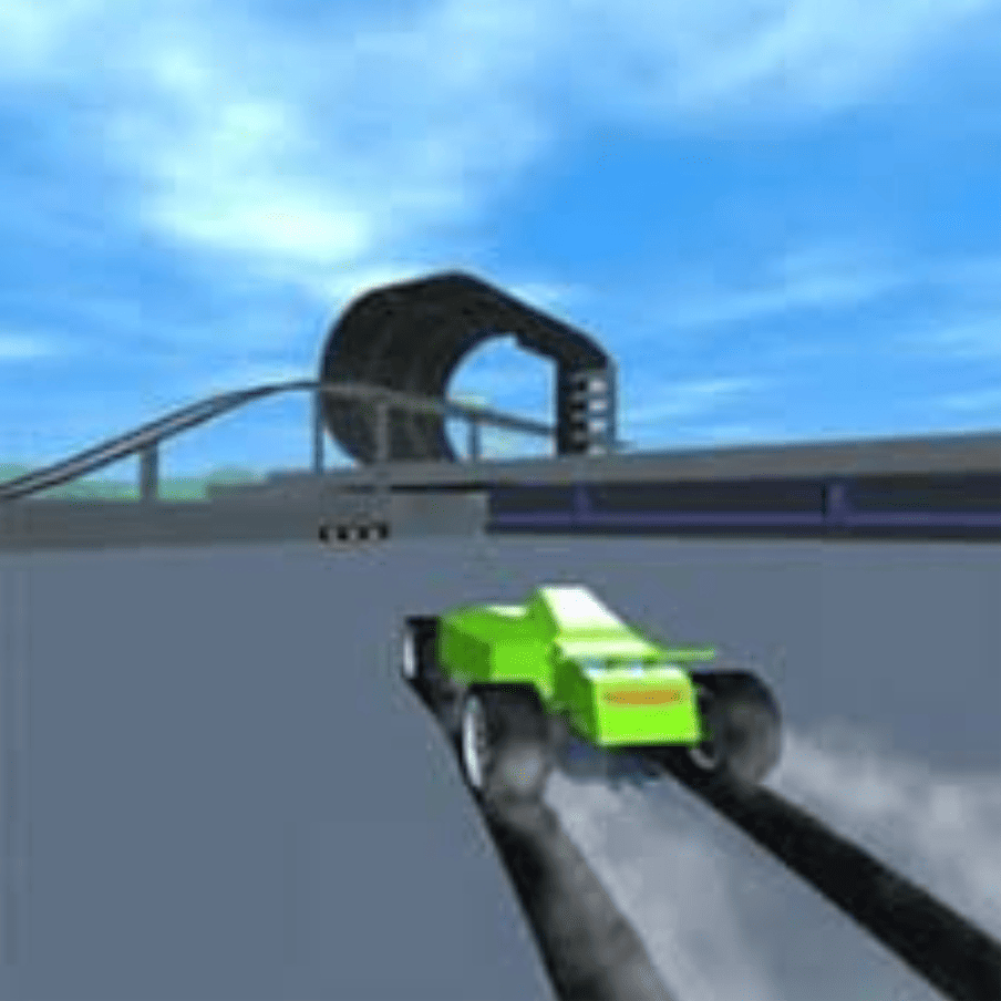 Poly Track Gameplay Screenshot